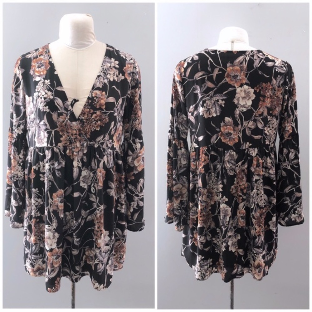 Rokoko By Dazz Floral Faux Wrap Dress - Picture 2 of 7